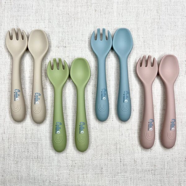 My First Silicone Utensils: Powder Blue - Image 11