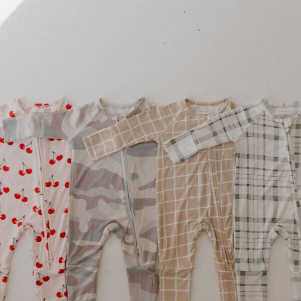 Bamboo Zip Pajamas | Grid: 12-18 Months - Image 3