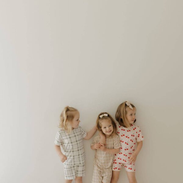 Bamboo Short Set | Cherry Orchard: 8/9 Years