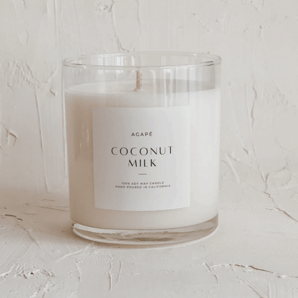 Agapé Candles - COCONUT MILK CANDLE