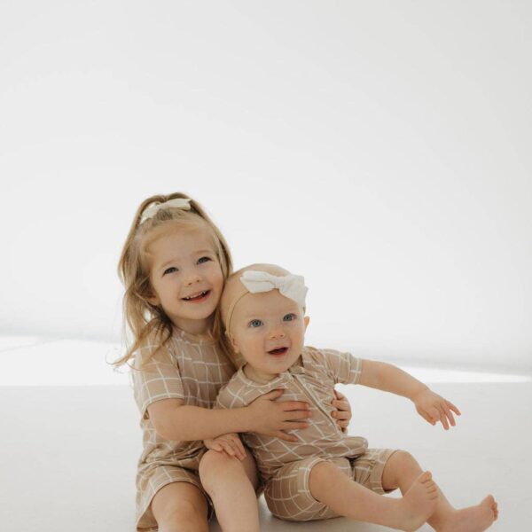 Bamboo Zip Shortie | Grid: 6-12 Months