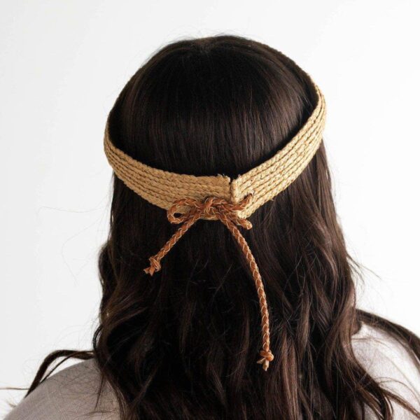 Gigi Pip - Laila Raffia Visor - Image 4