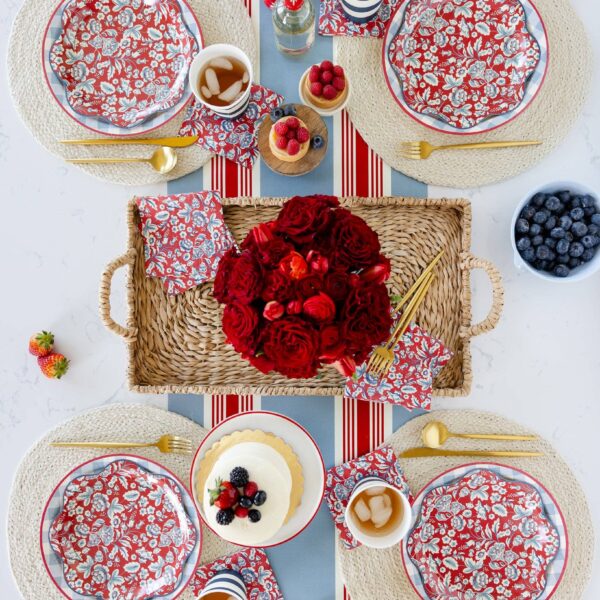 Hamptons Floral Paper Cocktail Napkin - Image 3