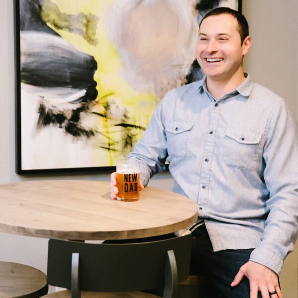 New Dad Beer Glass - Image 3