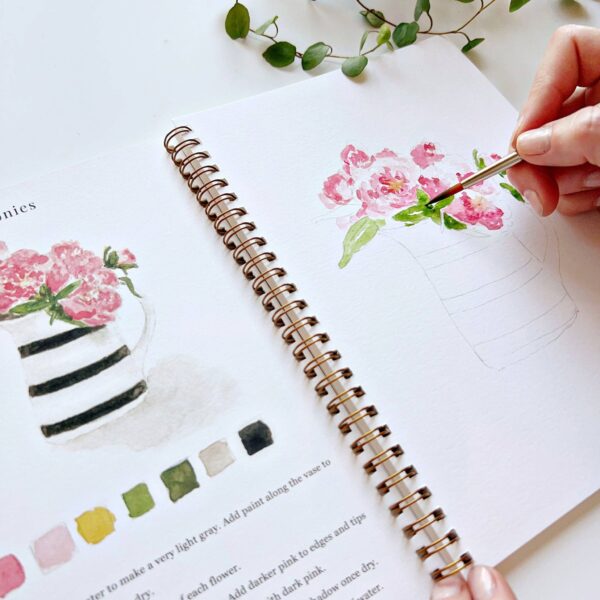 emily lex studio - Bouquets watercolor workbook - Image 4