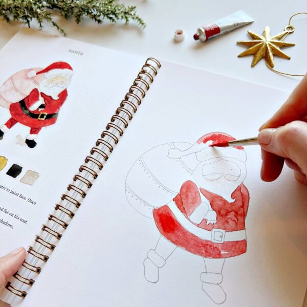 emily lex studio - Christmas watercolor workbook - Image 4