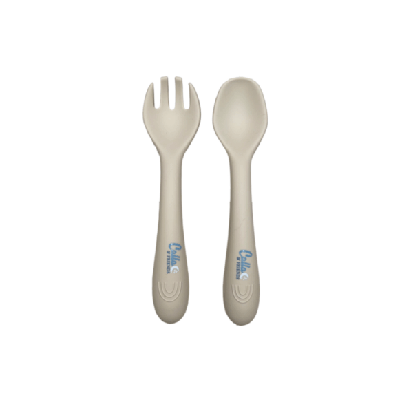 My First Silicone Utensils: Powder Blue - Image 3