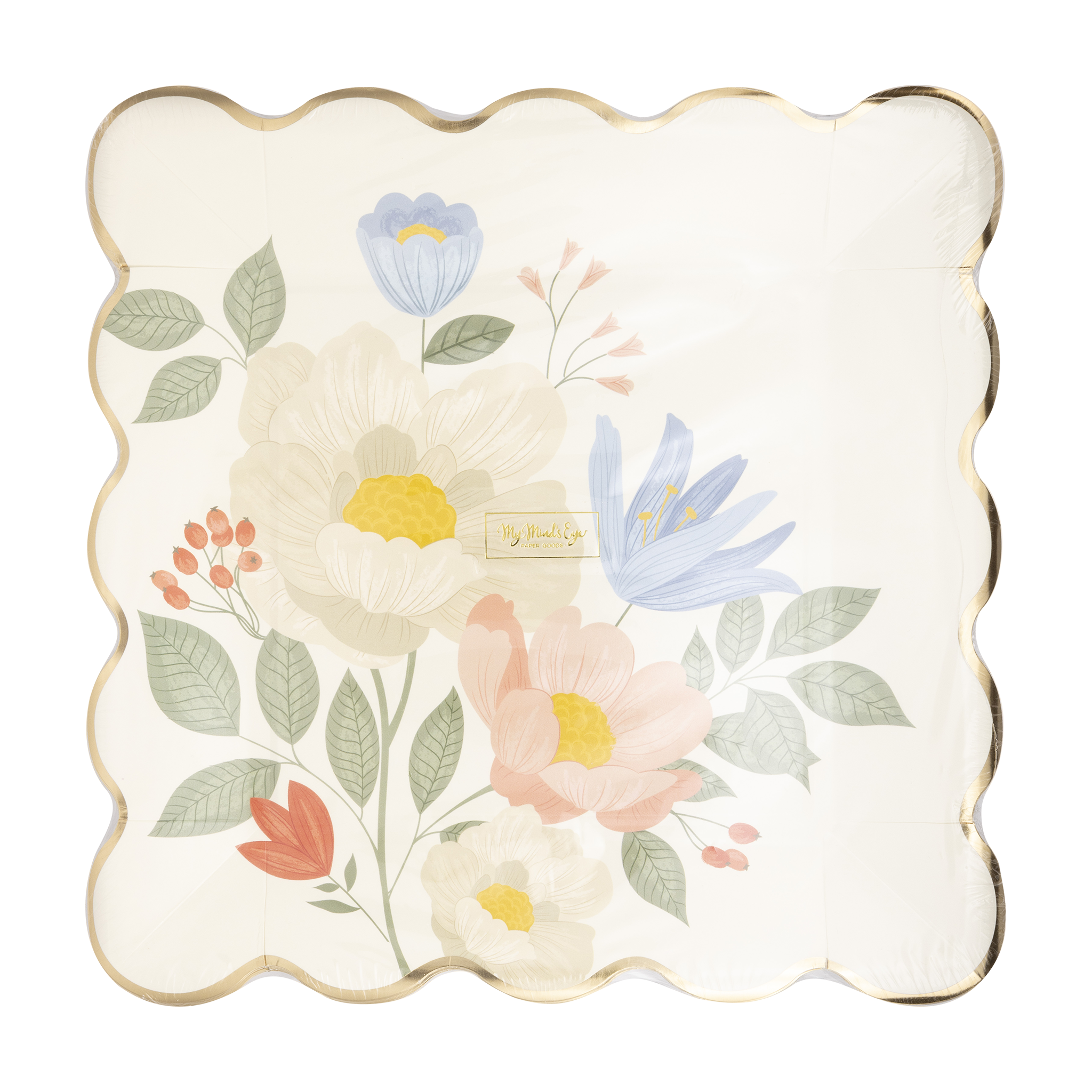 Floral Corner Plate