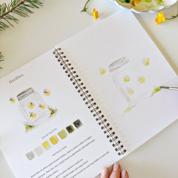 Camping watercolor workbook - Image 5