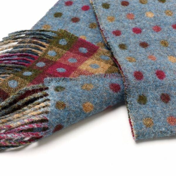 Bronte Moon - Spot Check Scarf Selection - Merino Lambswool - Made in UK - Image 8