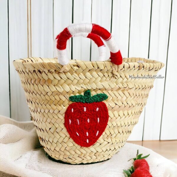 Sweet Summer Delights Tote Bag, Small French Baskets