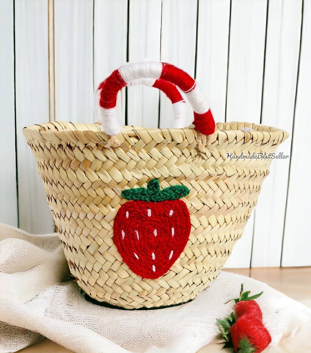 Sweet Summer Delights Tote Bag, Small French Baskets
