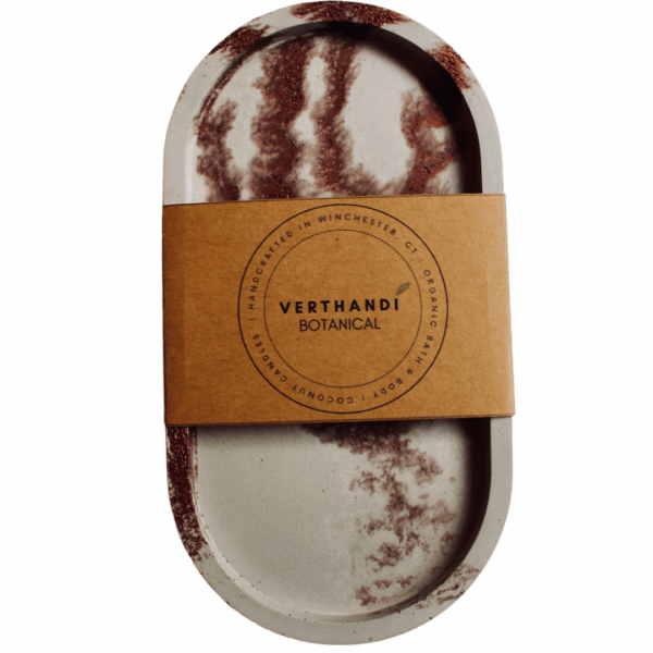 Verthandi Botanical - CONCRETE OVAL TRAY - Image 4