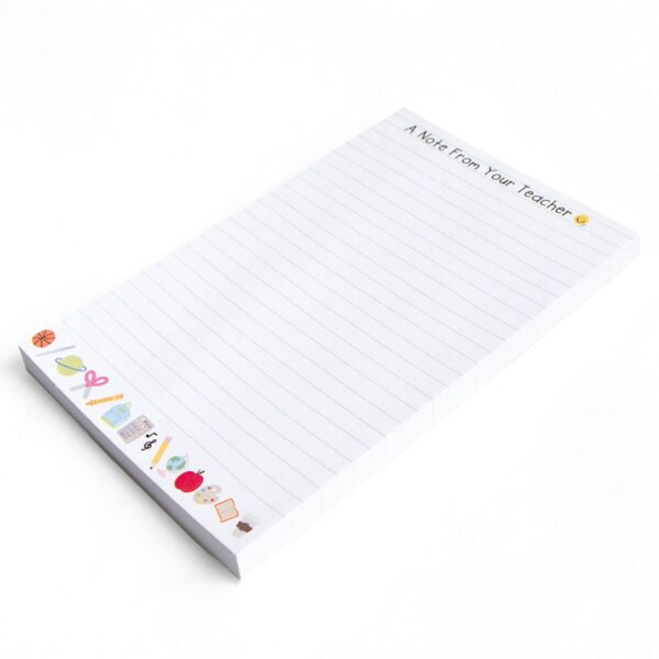 Note From Teacher Notepad