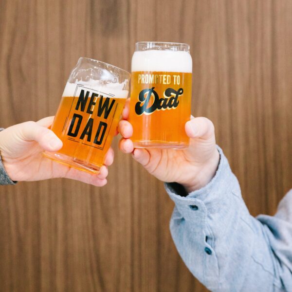 New Dad Beer Glass - Image 2
