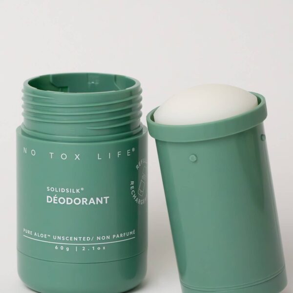 No Tox Life - SOLIDSILK® Deodorant (Pure Aloe) Refillable - Image 6