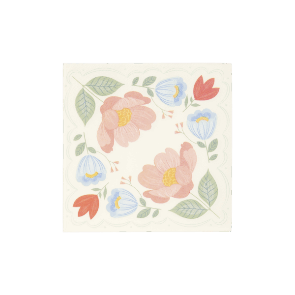 Floral Corner Napkins - Image 2