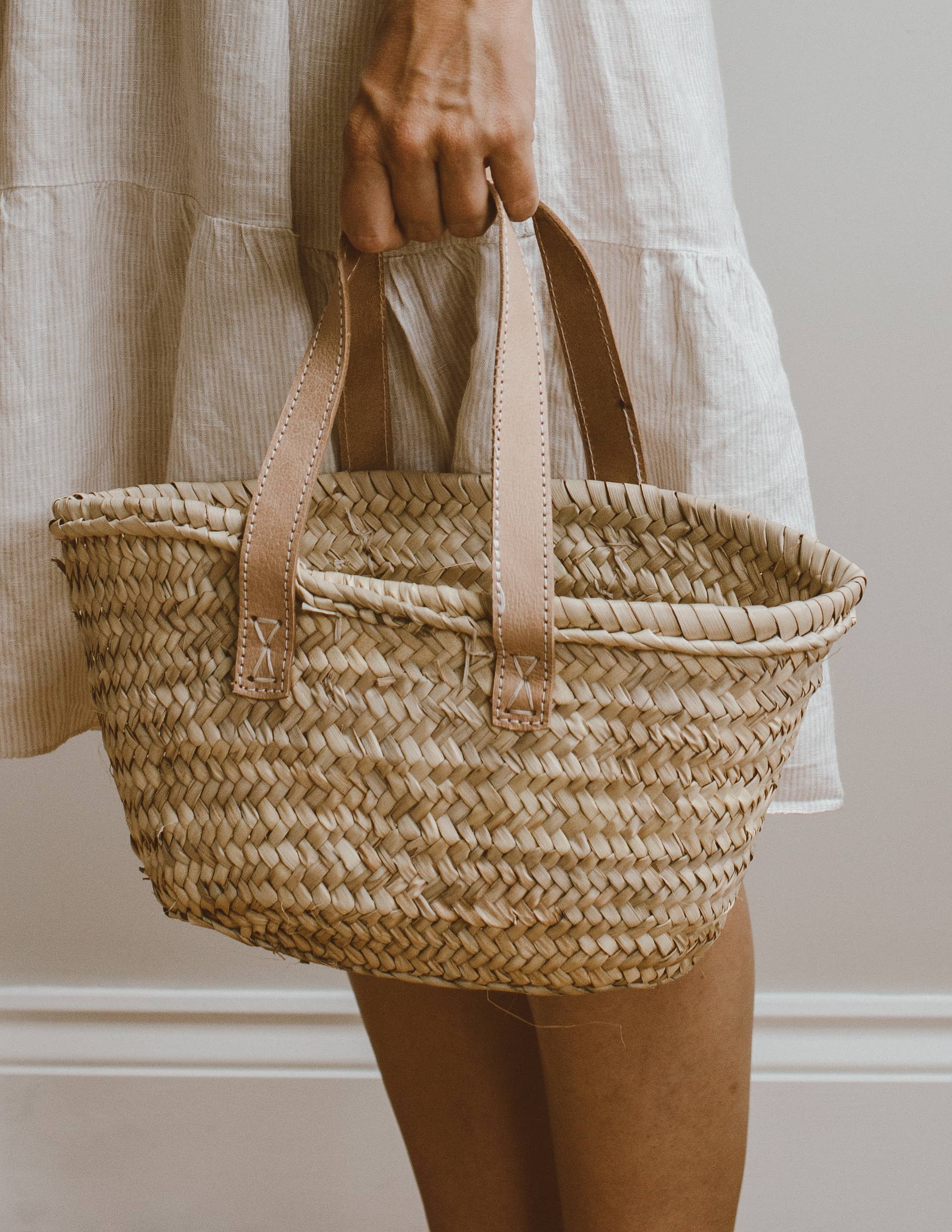 Goldrick Natural Living - Handmade French Market Basket
