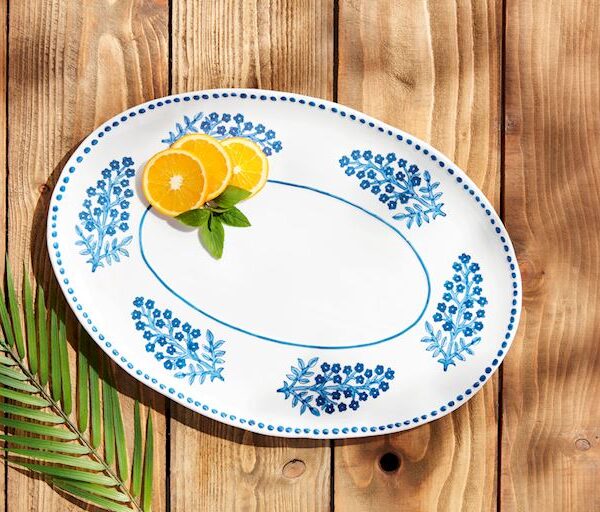 BLOCK PRINT PLATTER - Image 2