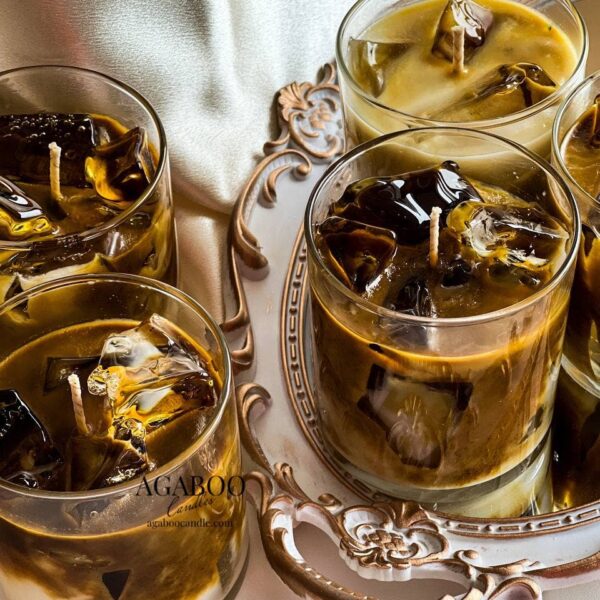 Iced Candle with Coffee Shop Scent - Image 4