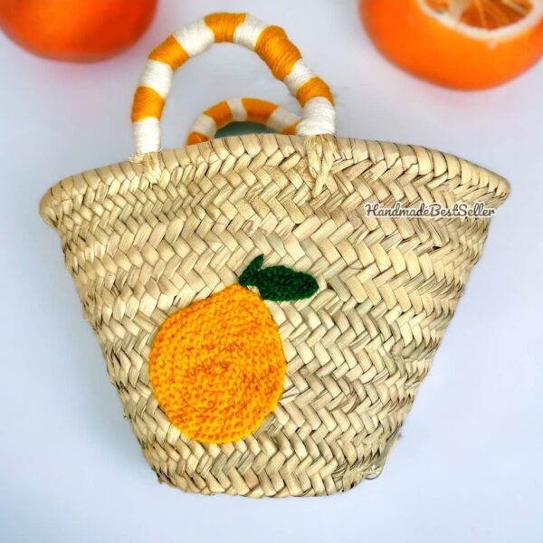 Sweet Summer Delights Tote Bag, Small French Baskets - Image 8