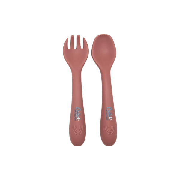 My First Silicone Utensils: Powder Blue - Image 6