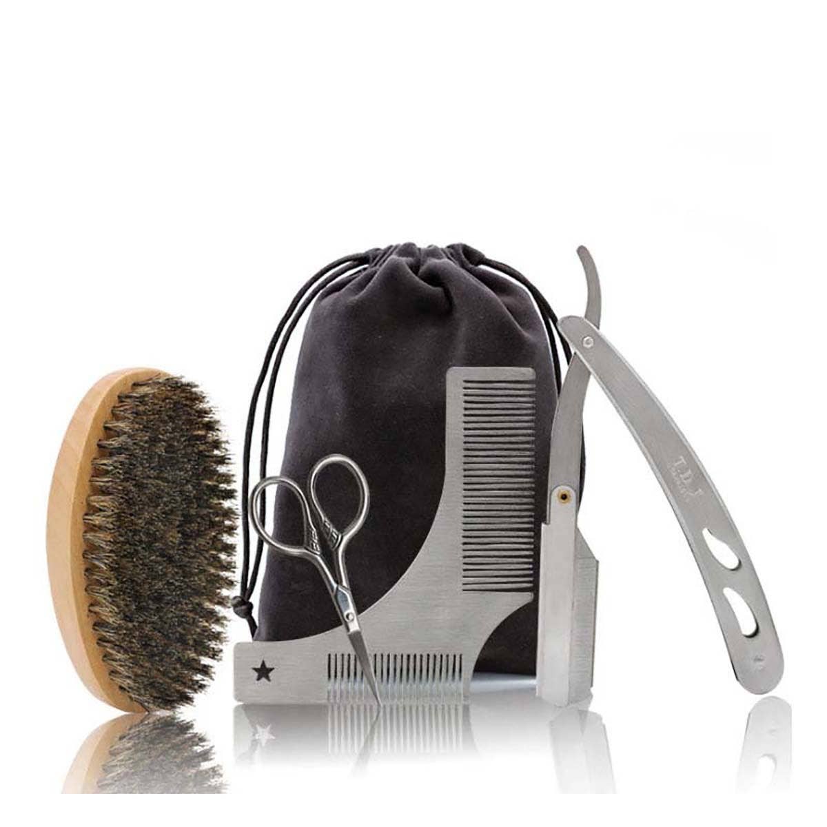 MM Beard Care Grooming Kit: Silver