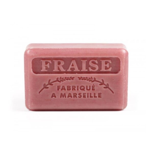 Strawberry - French soap with organic shea butter 125g - Image 2