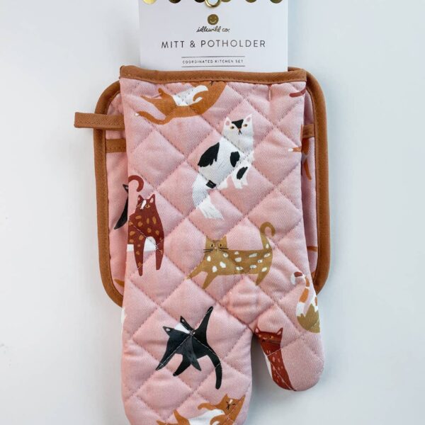Idlewild Co. - Cats Oven Mitt + Pot Holder Set - Image 4
