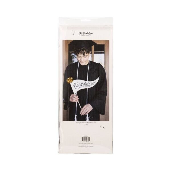 Congratulations Felt Pennant - Image 2