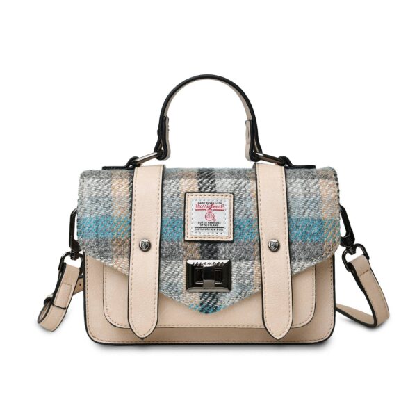 The Mini Satchel: Black Herringbone - Image 2
