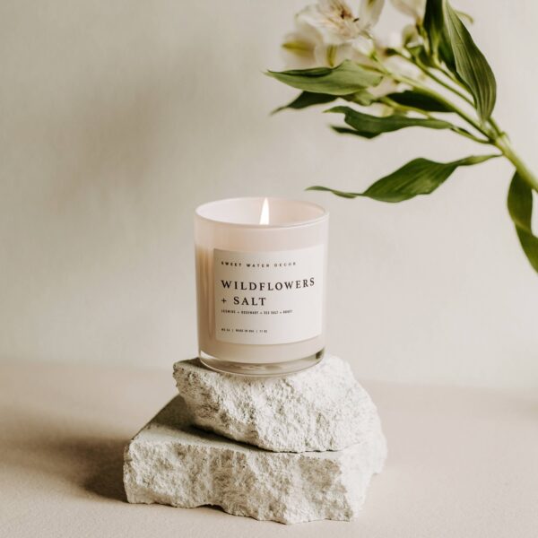 Wildflowers and Salt 11 oz Soy Candle - Image 4