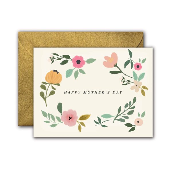 Mother's Day Floral Greeting Card