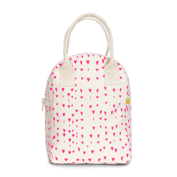 Fluf - Zipper Lunch Bag - Tiny Hearts