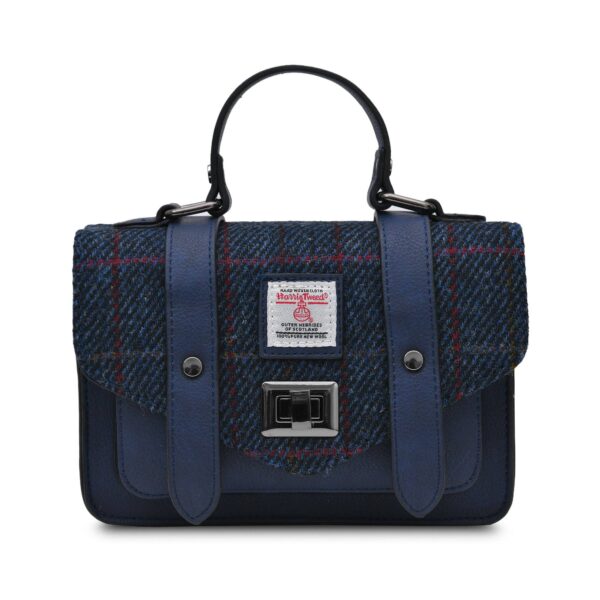 The Mini Satchel: Black Herringbone - Image 14