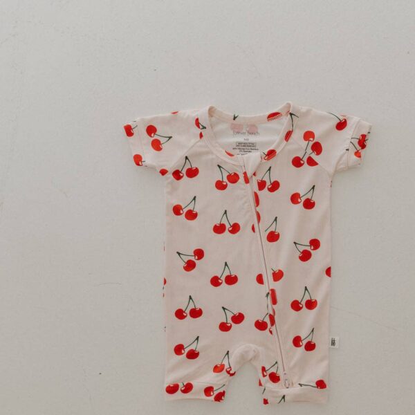 Bamboo Zip Shortie | Cherry Orchard: 18-24 Months - Image 10