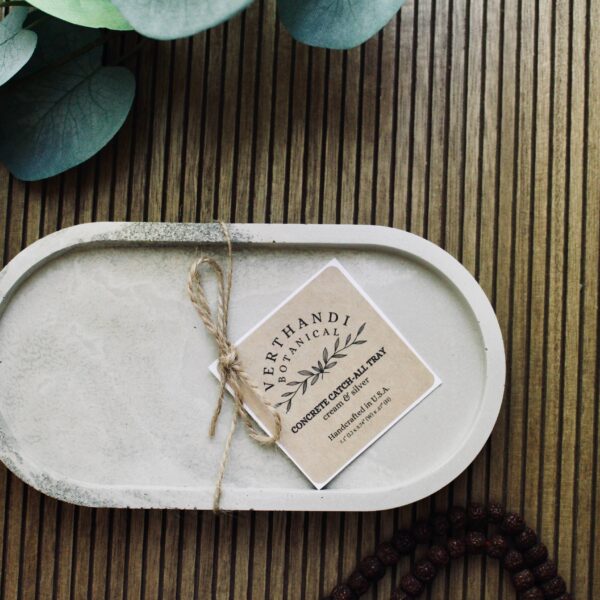Verthandi Botanical - CONCRETE OVAL TRAY - Image 15