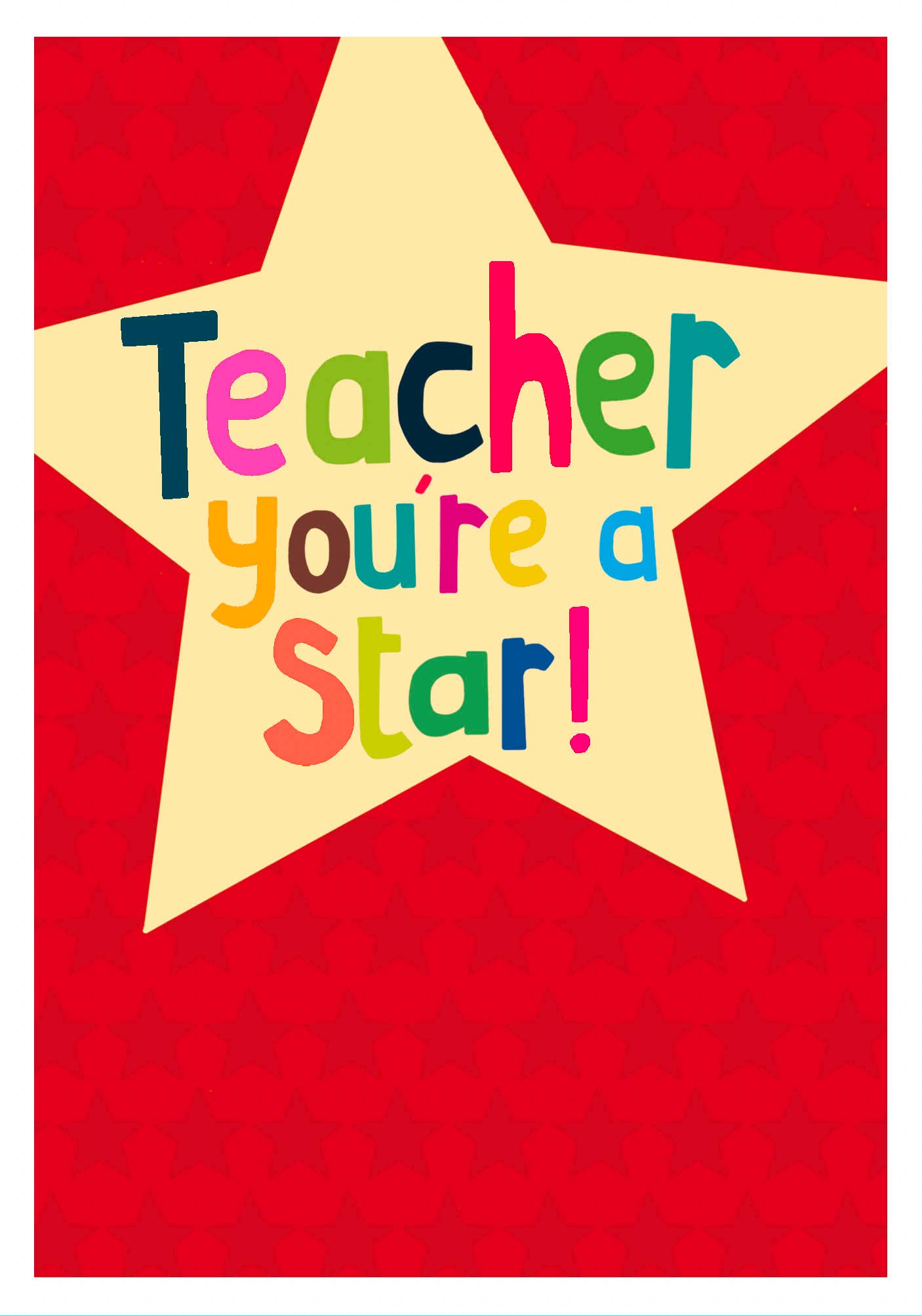 Paper Salad - Teacher You're a Star