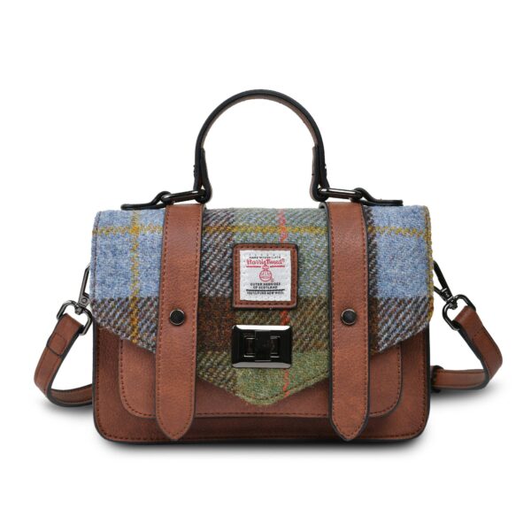 The Mini Satchel: Black Herringbone - Image 8
