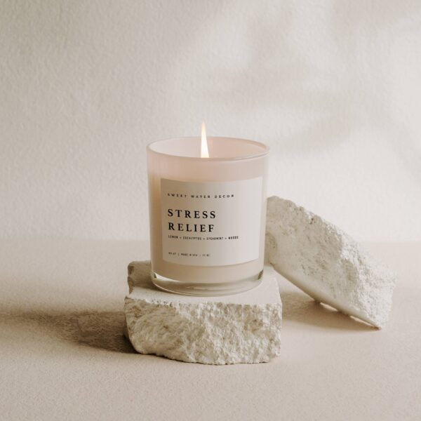 Stress Relief 11 oz Soy Candle - Image 3