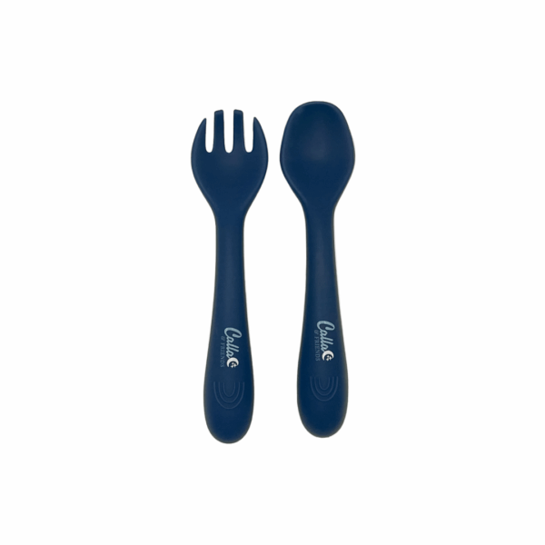 My First Silicone Utensils: Powder Blue - Image 7