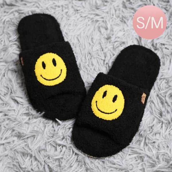 Smile Face Pointed Soft Home Indoor Floor Slippers - Image 7