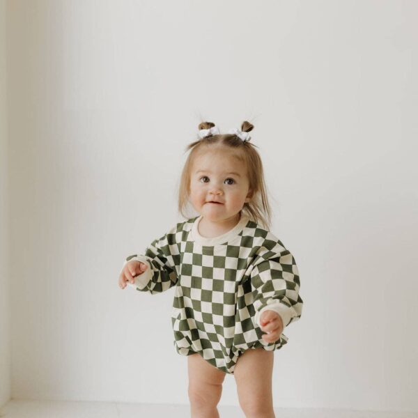 Sweatshirt Romper | Lucky: 18-24 Months