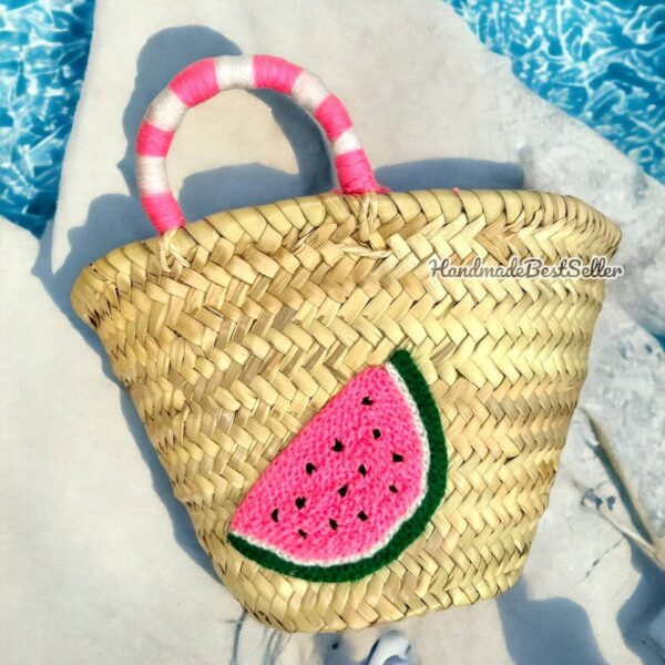 Sweet Summer Delights Tote Bag, Small French Baskets - Image 9