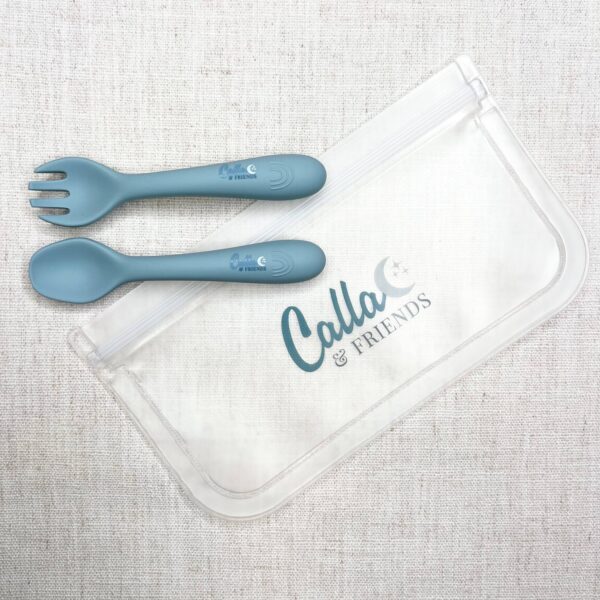 My First Silicone Utensils: Powder Blue - Image 10
