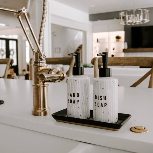 8.5oz Honeycomb Tile Dish Soap Dispenser - Image 5