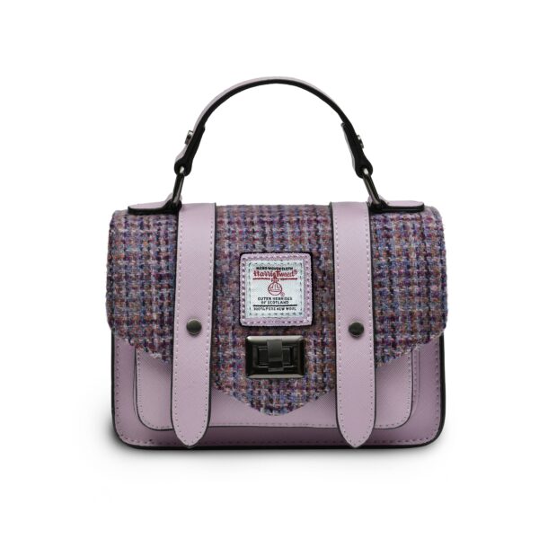 The Mini Satchel: Black Herringbone - Image 13
