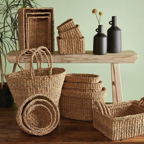 Seagrass Tall Baskets - Image 2