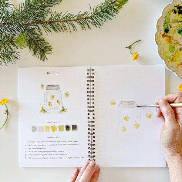 Camping watercolor workbook - Image 4