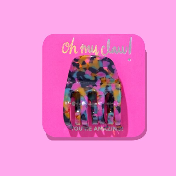 Claw Hair Clip on Card - Med - "You're Amazing!"